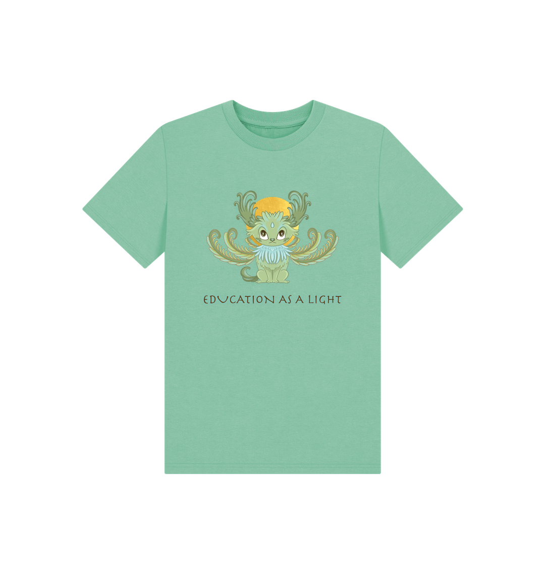 Peppermint Printed Kids T-Shirt Front