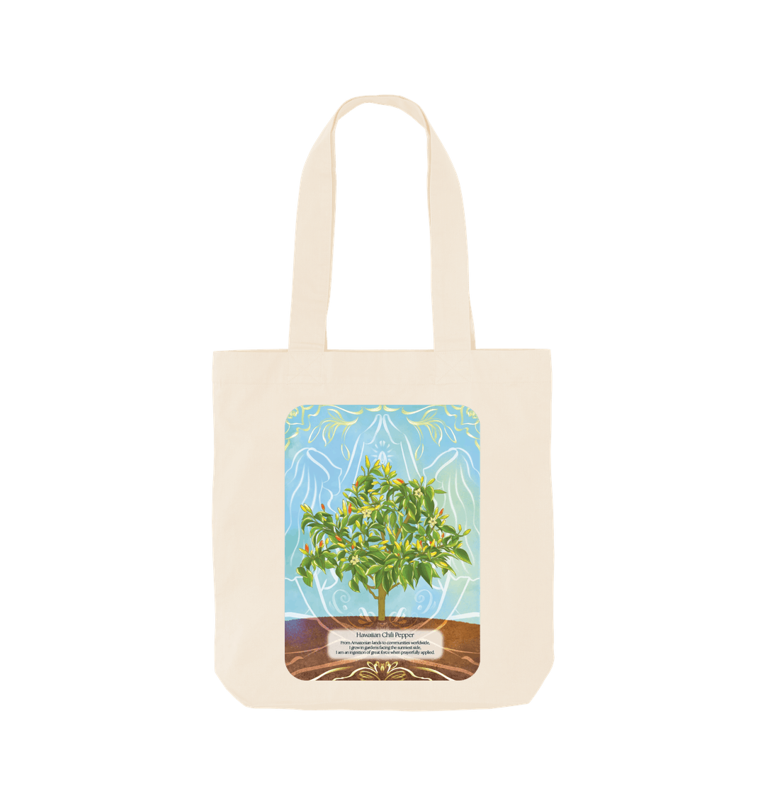 Natural Printed Bag Front