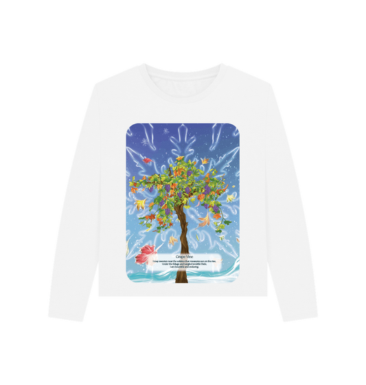 White Printed T-shirt Front