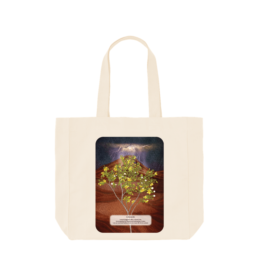 Natural Printed Bag Front