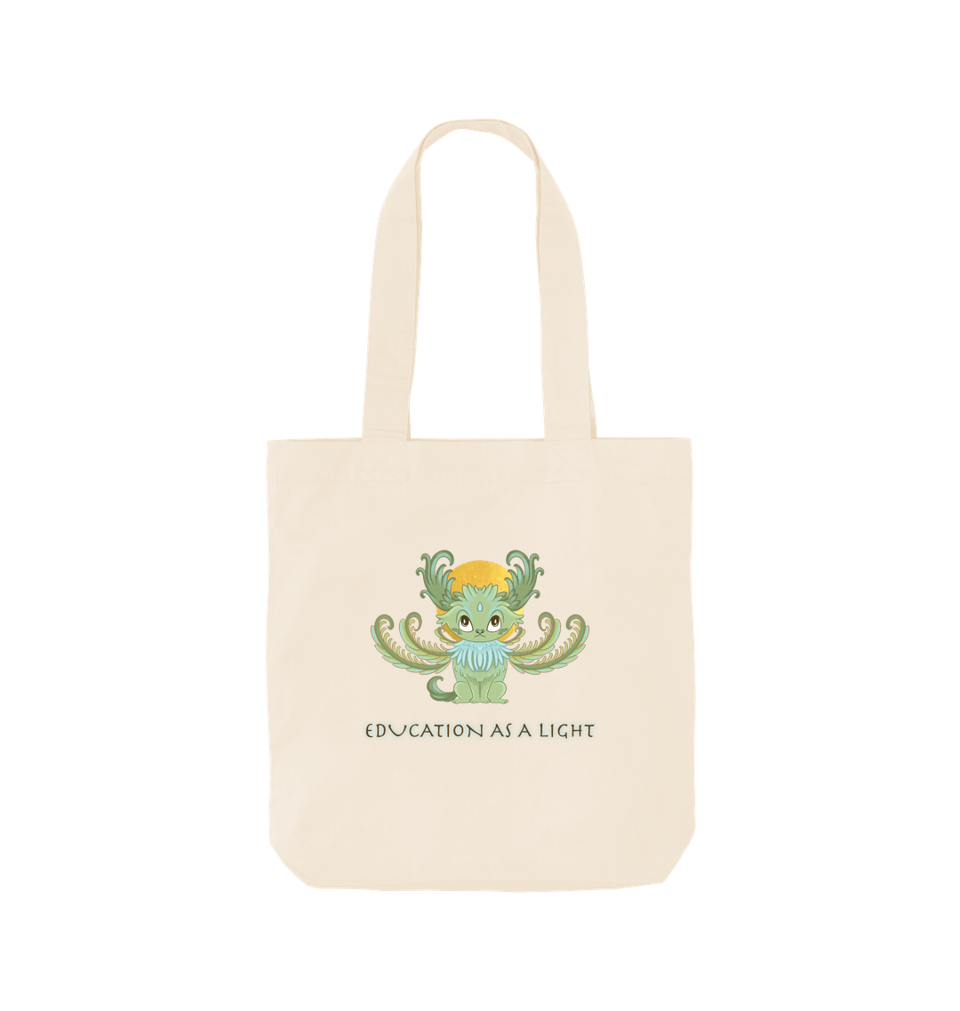 Natural Printed Bag Front