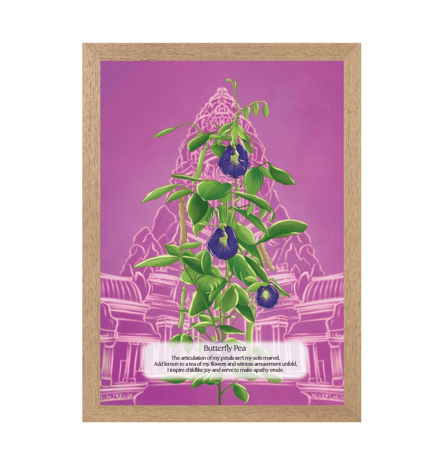 Natural Frame Framed art print Front