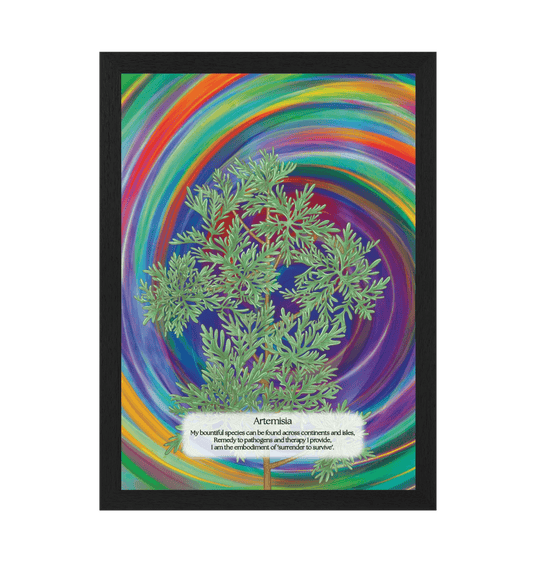 Black Frame Framed art print Front