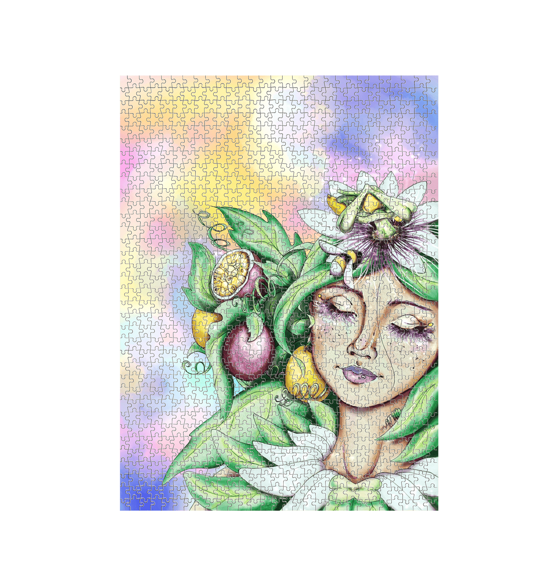 White Jigsaw Puzzles Front