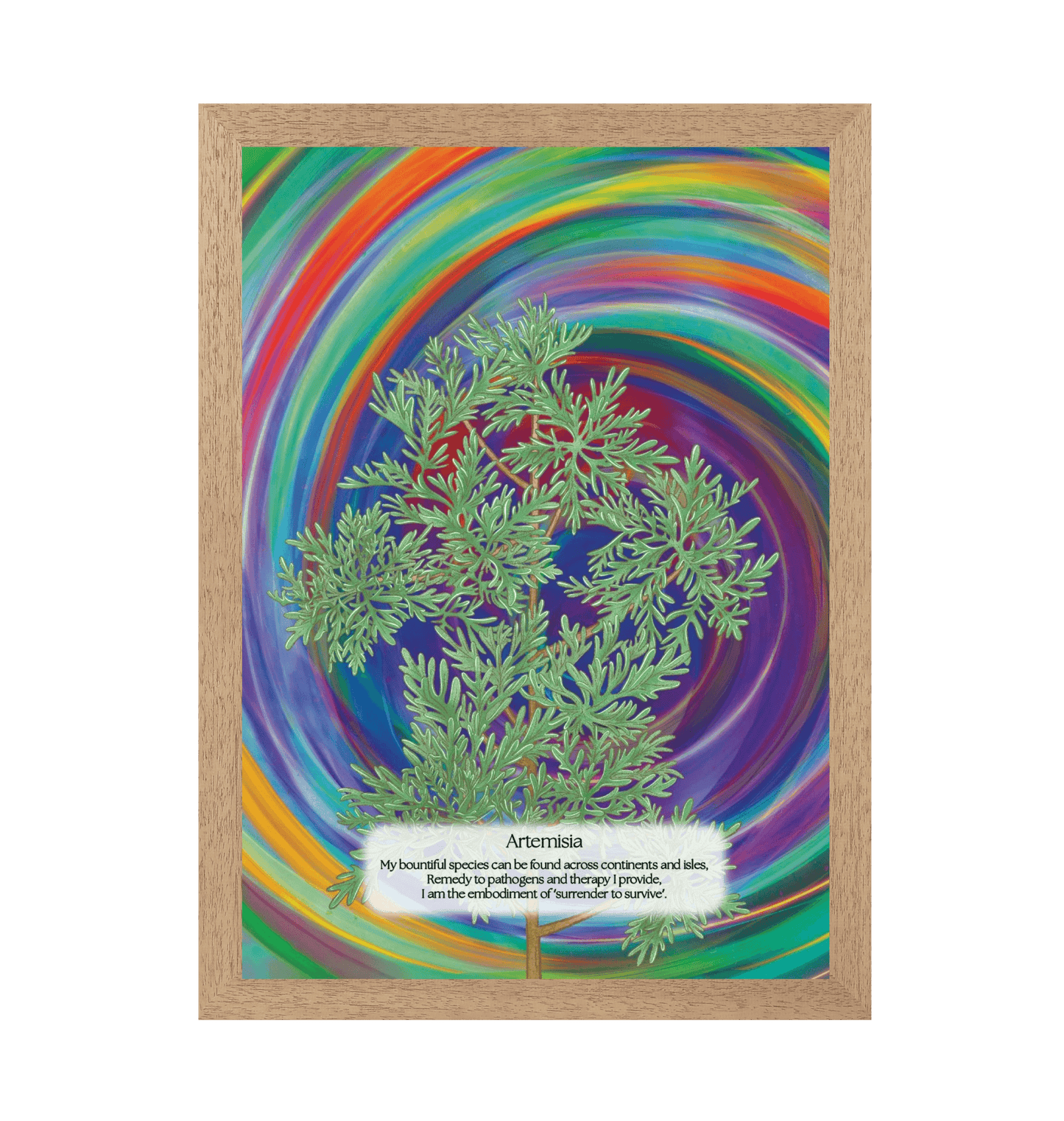 Natural Frame Framed art print Front