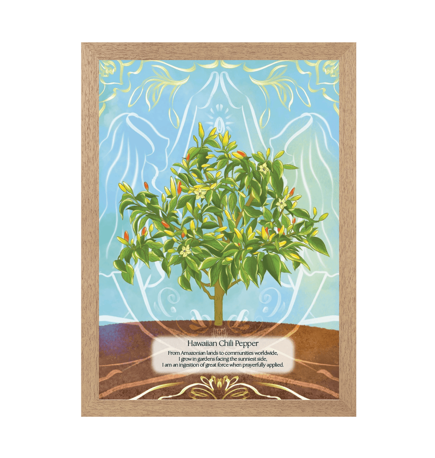 Natural Frame Framed art print Front