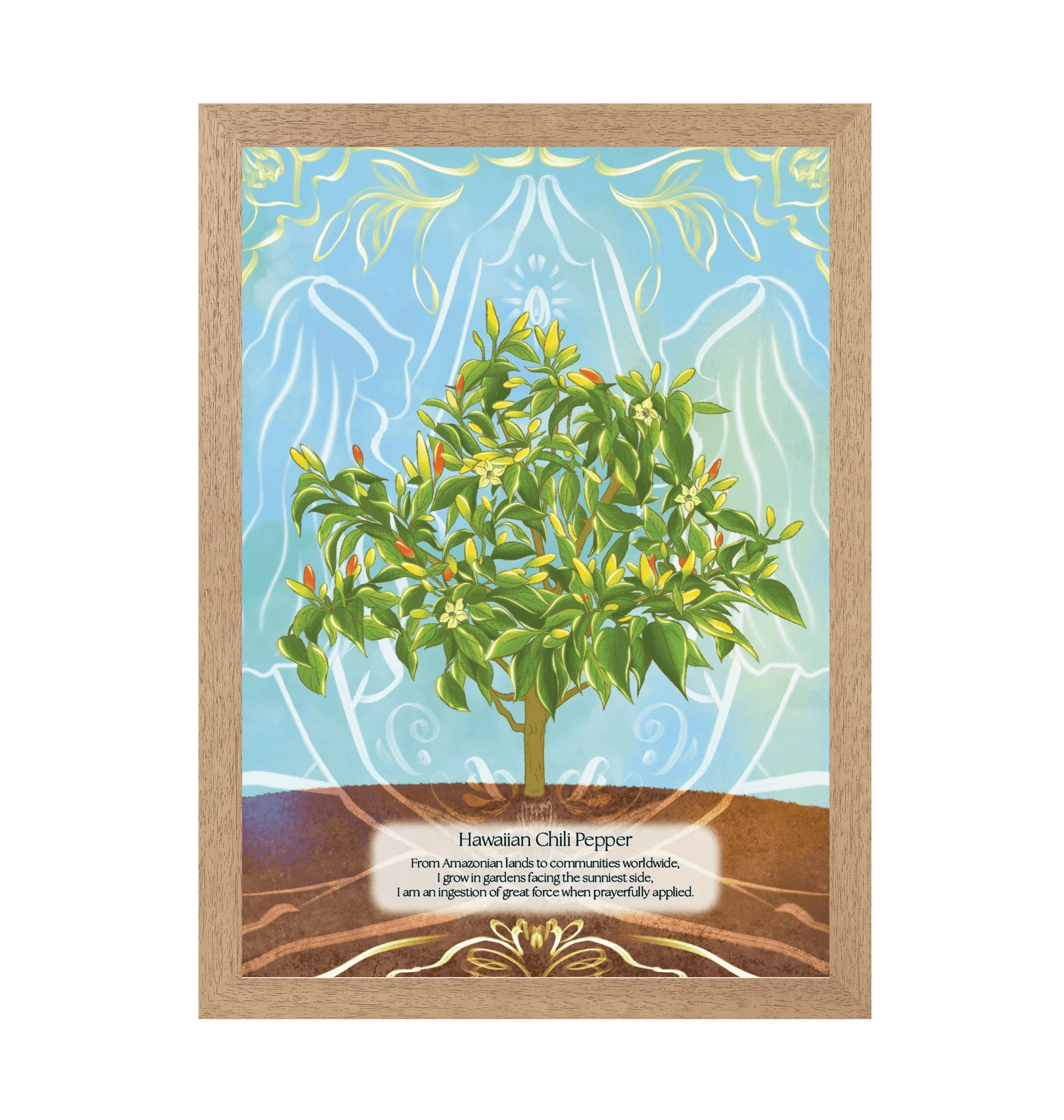 Natural Frame Framed art print Front